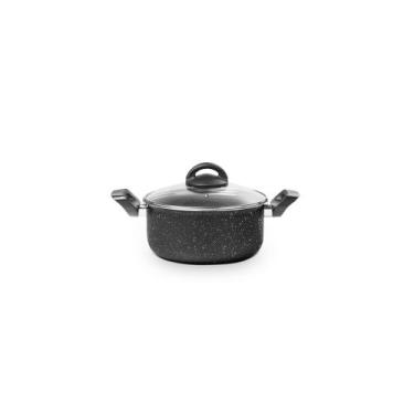 Imagem de Caçarola com Tampa Brinox Ceramic life Suprema Ø20CM 2,65 L Preto
