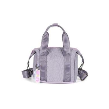 Imagem de Bolsa Bucket Pequena Transversal Náilon Matelasse Barbie-Feminino