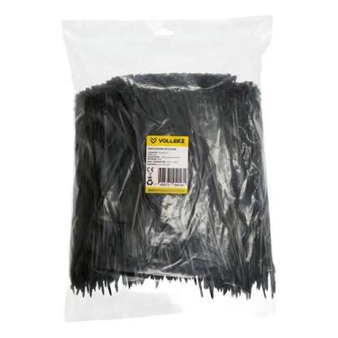 Imagem de Abracadeira Nylon Plástica 3.6 X 300 Mm Preta 1.000 Vollekz