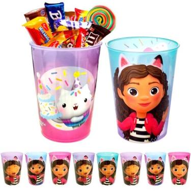Imagem de 20 Copos da Gabby Festa Infantil Lembrança Sacola Surpresa de Aniversá
