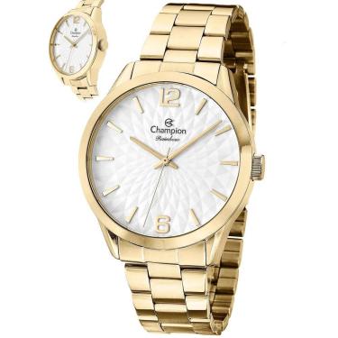 Imagem de Relógio Champion Feminino Ref: Cn24708h Casual Dourado