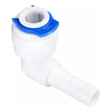 Imagem de Conector Cotovelo com Extensão Engate Rápido 1/4" Filtro de Água - NIK