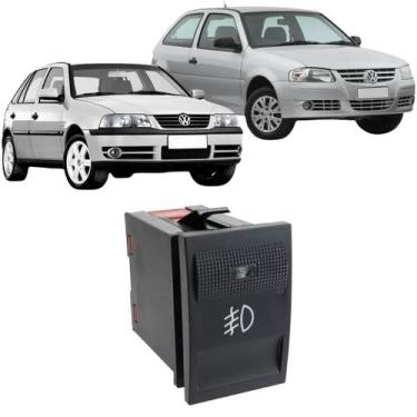 Imagem de Botão farol aux milha neblina gol saveiro parati g3 g4 - TIGER