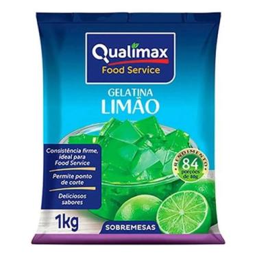 Imagem de Gelatina De Limão Qualimax 1kg - Sabores - Food Service