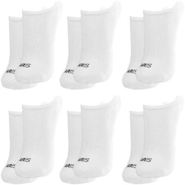 Imagem de Kit 6X Meia Invisível AR15 Sport Poliamida Algodão Premium - Branco