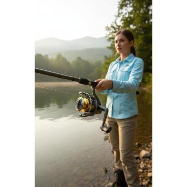 Imagem de 2x Molinete de Pesca Grafite: Controle Total e Lançamentos P - Congrat