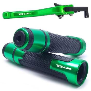 Imagem de Kit Manete Manopla Esportivo Biz 125 disco Gravado a Laser - NoBrand, 