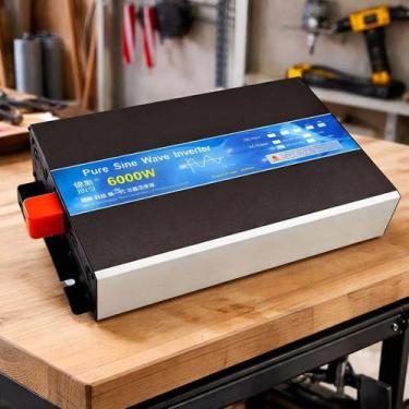 Imagem de Inversor Senoidal Onda Pura 6000w 12v 110v 127v 60hz - 123ENERGIA