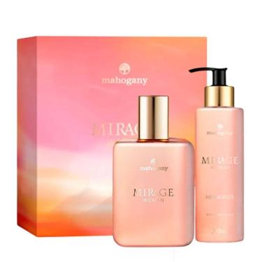Imagem de Kit Mirage Woman Fragrância e Hidratante Corporal Mahogany