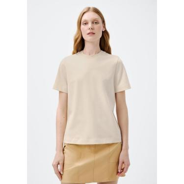 Imagem de Blusa Hering Manga Curta Em Tricô Leve Feminina-Feminino