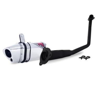 Imagem de Escape / Ponteira Coyote TRS 2 Way JUNIOR 20cm em Alumínio - CG 160 Ti