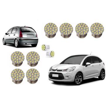 Imagem de Lâmpadas led lanterna pisca ré freio citroën c3 2003 04 a 16 - VELOX T