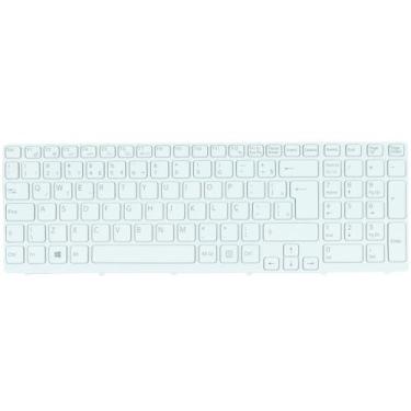 Imagem de Teclado para Notebook Sony Vaio SVE15125CBW - BestBattery, Branco