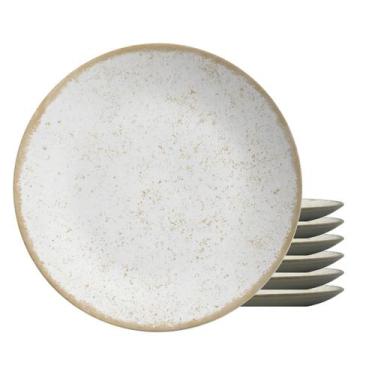 Imagem de Jogo De Pratos Raso Cerâmica Kit 6 Peças 29cm Coup Organic Alleanza Ru