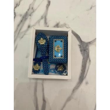 Imagem de Kit bebê azul - By ateliê Rejane 