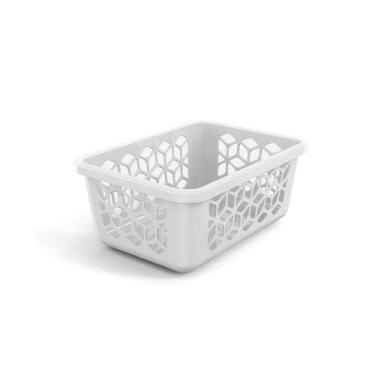Imagem de Cesto Organizador Caixa Pequena Cesta Branca 20cm - UZ