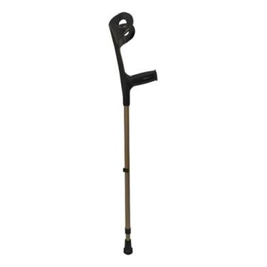 Imagem de Par de Muletas Canadense Fixa Pop 110 Kg Bronze Bronze - Sequencial