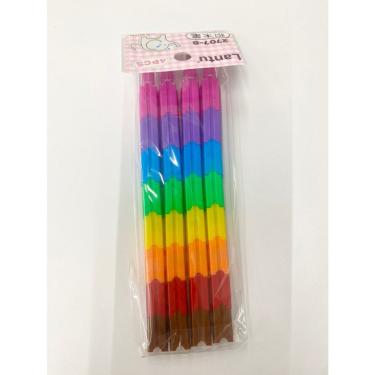 Imagem de Kit Lapiseira OEM Troca Pontas Bloco de Montar 12 Pacotes com 4 Unidades Cada Tipo Lego Kit 4