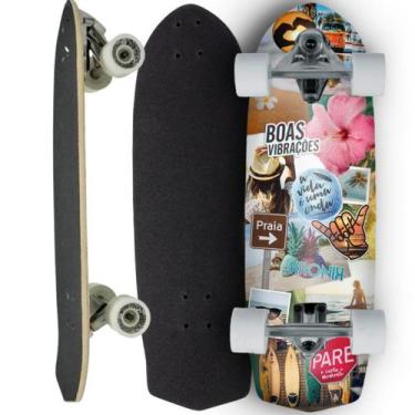 Imagem de Skate Simulador Surf Swingboard Longboard Boas Vibrações, Colorido