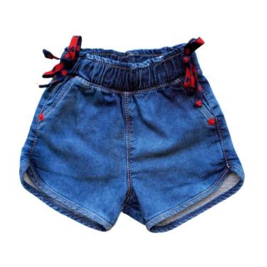 Imagem de Shorts Bebê Feminino Jeans Dmenor, Jeans, G