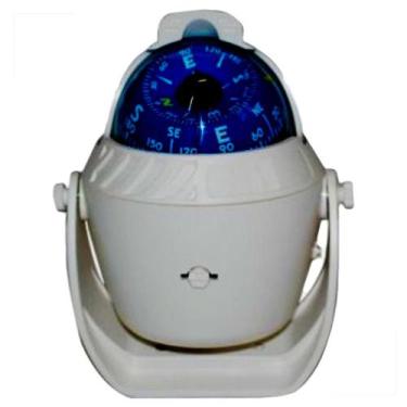 Imagem de Bússola Branca Azul ABS Sobrepor 114x96x135 - Marine Importa