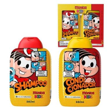 Imagem de Shampoo e Condicionador Turma da Mônica Infantil Kids 260ml
