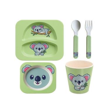 Imagem de Jogo Para Refeição Infantil Koalito Coala 5 Peças Mimo Style
