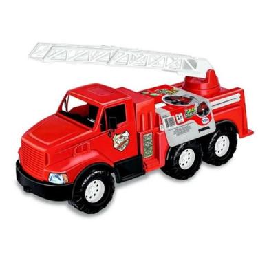 Imagem de Caminhão Max Bombeiro 75cm 0409 - Tilin Brinquedos