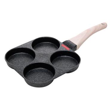 Imagem de Frigideira Indução 4 Cavidades Ovo Hambúrguer Granilite Wolff