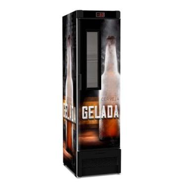Imagem de Cervejeira Expositora Metalfrio VN28 Slim 336L Vidro Simples Branco LE