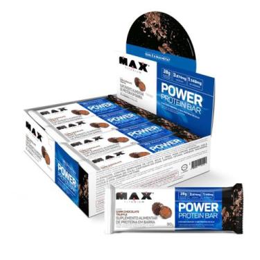 Imagem de Whey Bar Power Protein 90g - Cx C/ 8 Unidades - Max Titanium Sabor Dar