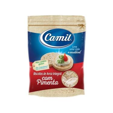 Imagem de Biscoito de Arroz Integral Sabor Pimenta Camil Pct 150g