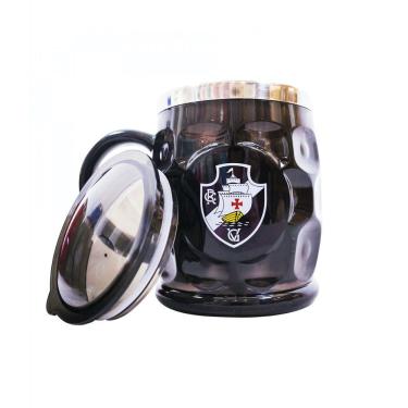 Imagem de Caneca Térmica Relevo Com Tampa 500ML - Vasco