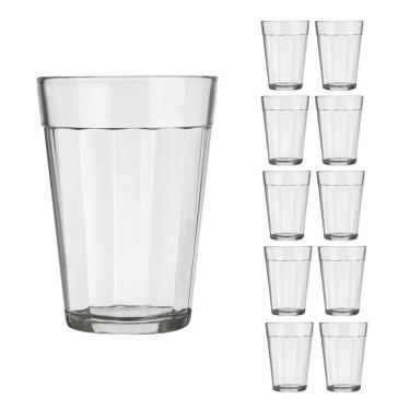 Imagem de Jogo 10 Copo Americano Clássico 300ml Vidro Café Chopp Nadir