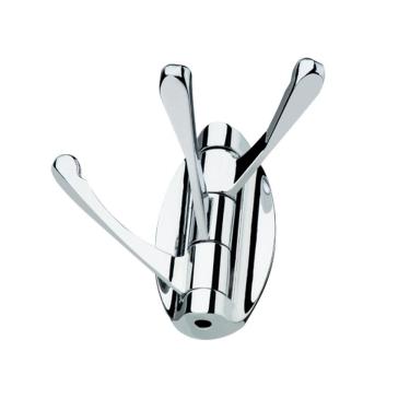 Imagem de Cabide 3 Ganchos p/ Banheiro 3,1cm Cromado Italy Line 1017S CR