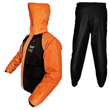 Imagem de Capa de chuva motoqueiro Conjunto Nylon Emborrachado GG