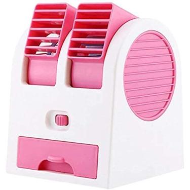 Imagem de LILIANG- - Refrigeradores evaporativos eletrodomésticos Mini Ar Condicionado de Palma, Refrigeração USB Sem Folhas Ventilador/Estudante Portátil, Escritório, Pequeno Ventilador Elétrico (Cor: C) (Cor: B) (Cor: C) BMZDLFJ-1