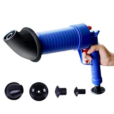 Imagem de Dreno de drenagem, desentupidor de vaso sanitário, desentupidor de tubulação, limpador manual de bomba, desentupidor de alta pressão para banho, banheiro, pia, dreno de chão, tubulação entupida de cozinha
