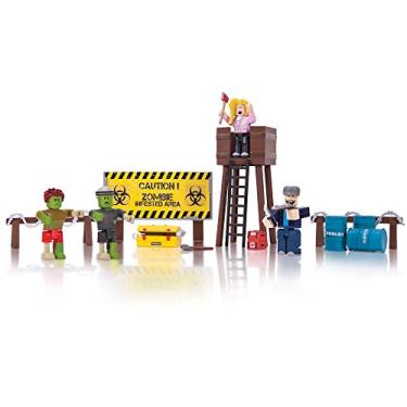 Imagem de Roblox Coleção de ação – Zombie Attack Playset [Inclui item virtual exclusivo]