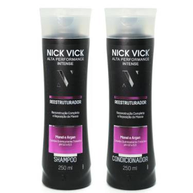 Imagem de Kit Nick Vick Alta Perf Reestruturador Shampoo Condicionador - Nick &