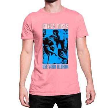 Imagem de Camiseta Basica Algodão Guns N Roses Rock Use Your Illusion - Mecca