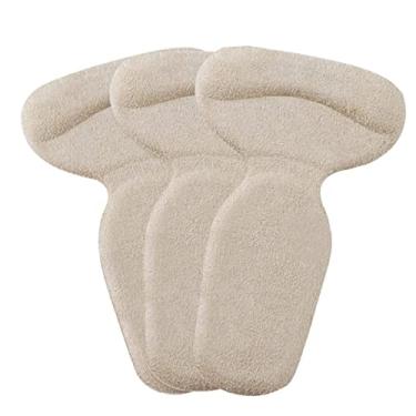 Imagem de Almofadas Bringsine para sapatos, palmilha acolchoada de salto alto, acolchoamento para palmilha no calcanhar, forro traseiro acolchoado para botas, Skin Heel Grips(3pairs)