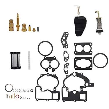 Imagem de labwork Kit de reparo de carburador de reposição para todos os Mercruiser Mercarb 2 bbl substitui 3302-804845 e mais