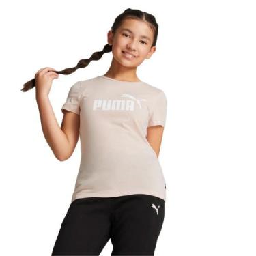 Imagem de Camiseta Puma Essential Logo Rosa Juvenil