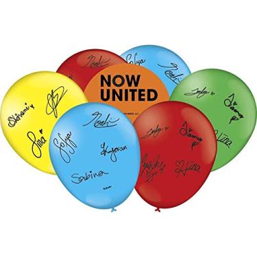 Imagem de Balão, Festcolor, Nº 9, Now United, Pacote com 25