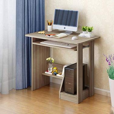 Imagem de N/A mesa de computador de mesa de madeira com bandeja de teclado mesa de computador portátil para estudo estudante mesa de escrita escritório em casa móveis de trabalho Double the comfort