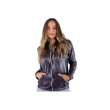 casaco de frio com capuz feminino