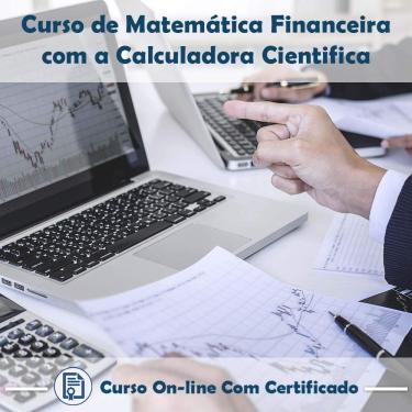 Imagem de Curso Online de Matemática Financeira com a Calculadora Científica com Certificado