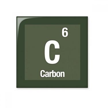 Imagem de C Carbono Elemento Químico Ciência Azulejo de Cerâmica Brilhante Decalque Pedra Adorna de Tijolos Vitrificados
