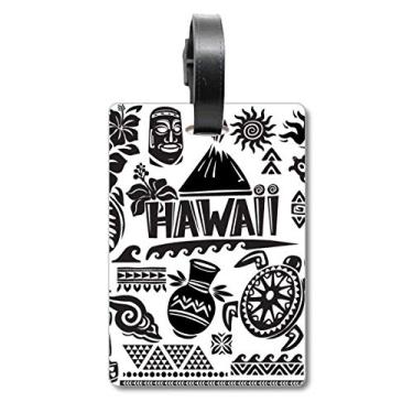 Imagem de Hawaiian Islands Celebrate America USA Mala Etiqueta de Bagagem para Cartão de Bagagem